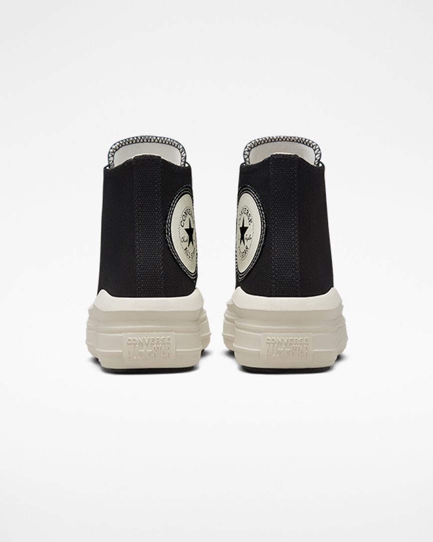 Zapatos Plataforma Converse Chuck Taylor All Star Move Oversized Patch Altas Mujer Negras Beige Blancas | PE E74LW0